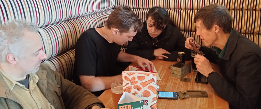A photo of the Xequals team during an Urbantics mission