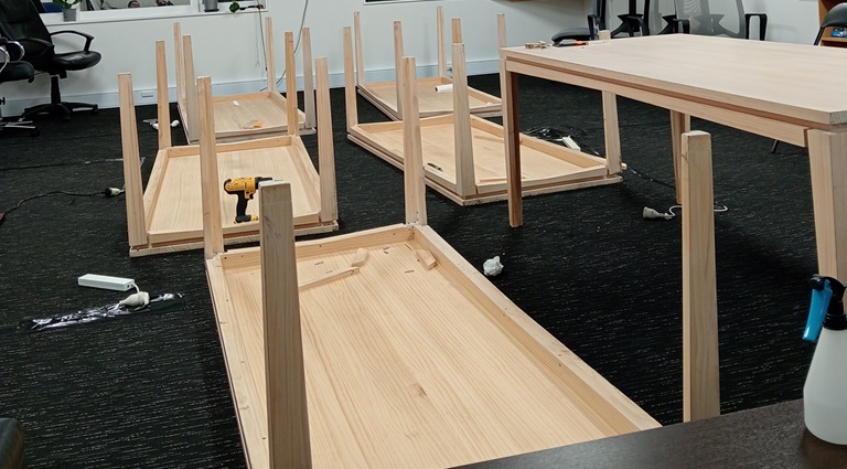 Table re-assembly