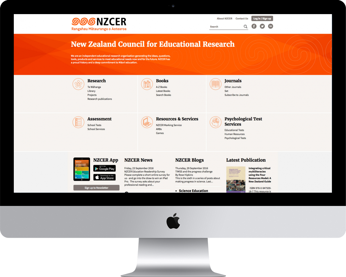 NZCER Website Screenshot 5