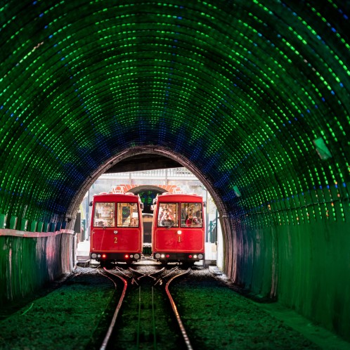 Cable Car Light Tunnel