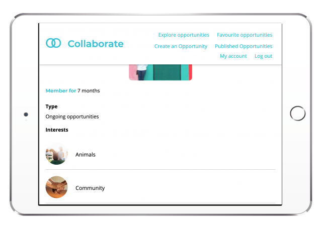 iPad Let's Collaborate App