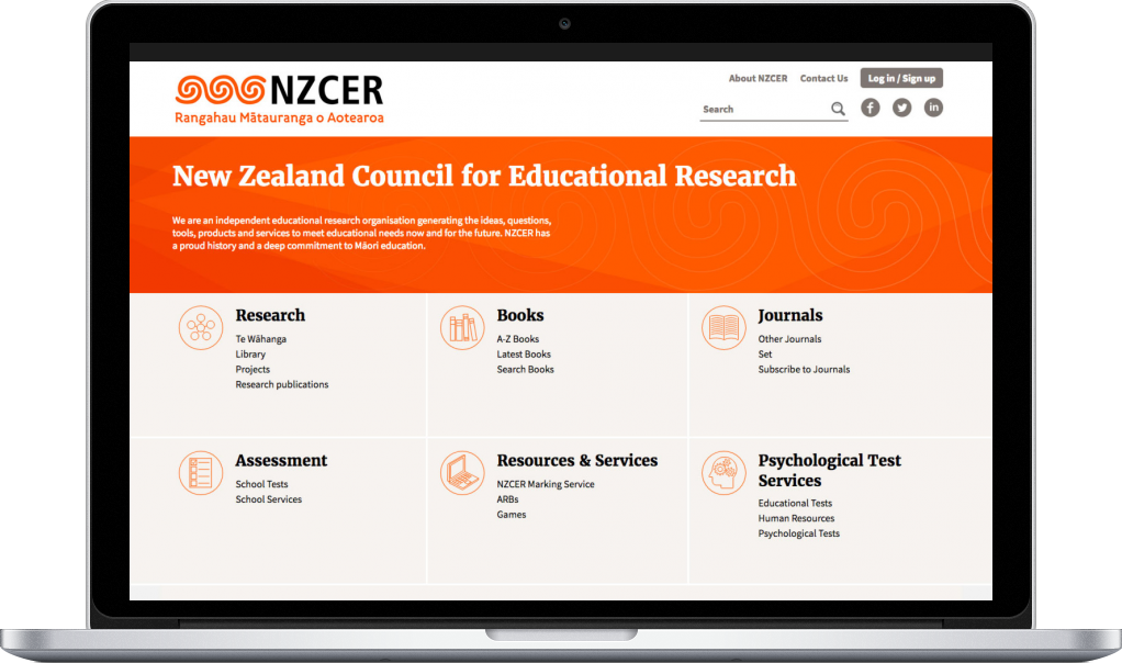 NZCER Website Screenshot 4