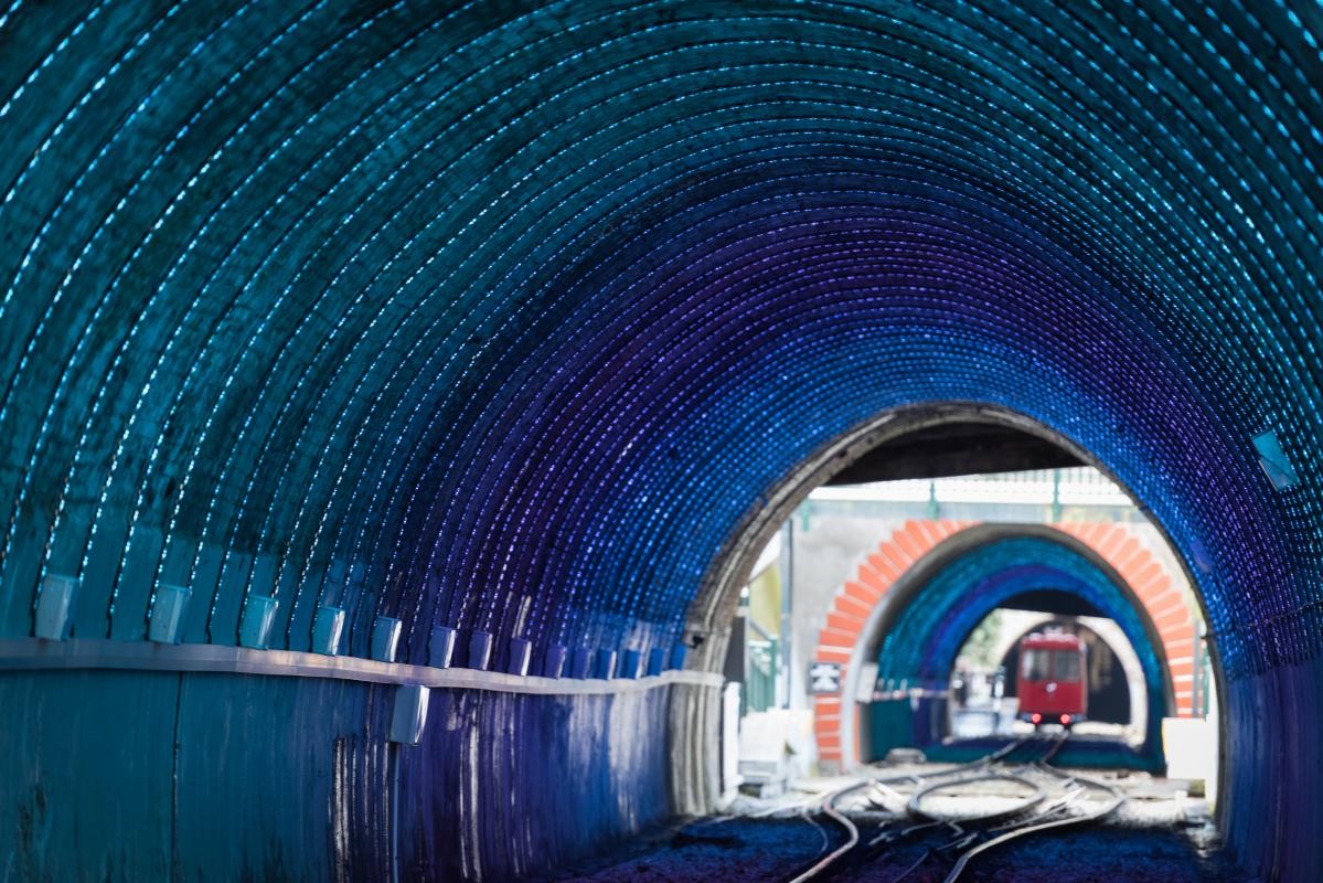 Cable Car Light Tunnel