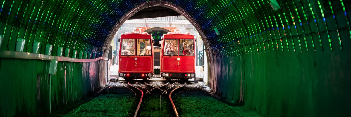 Cable Car Light Tunnel