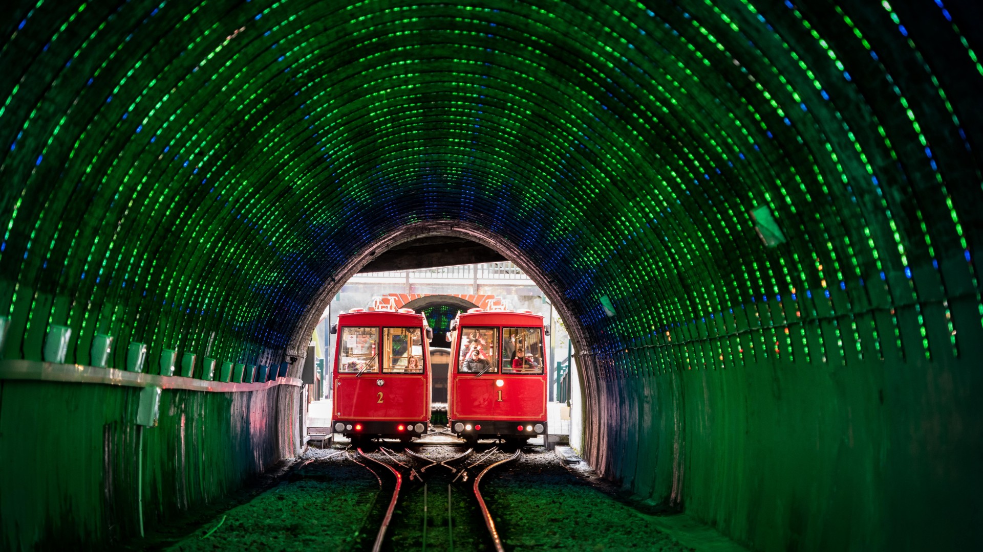 Cable Car Light Tunnel